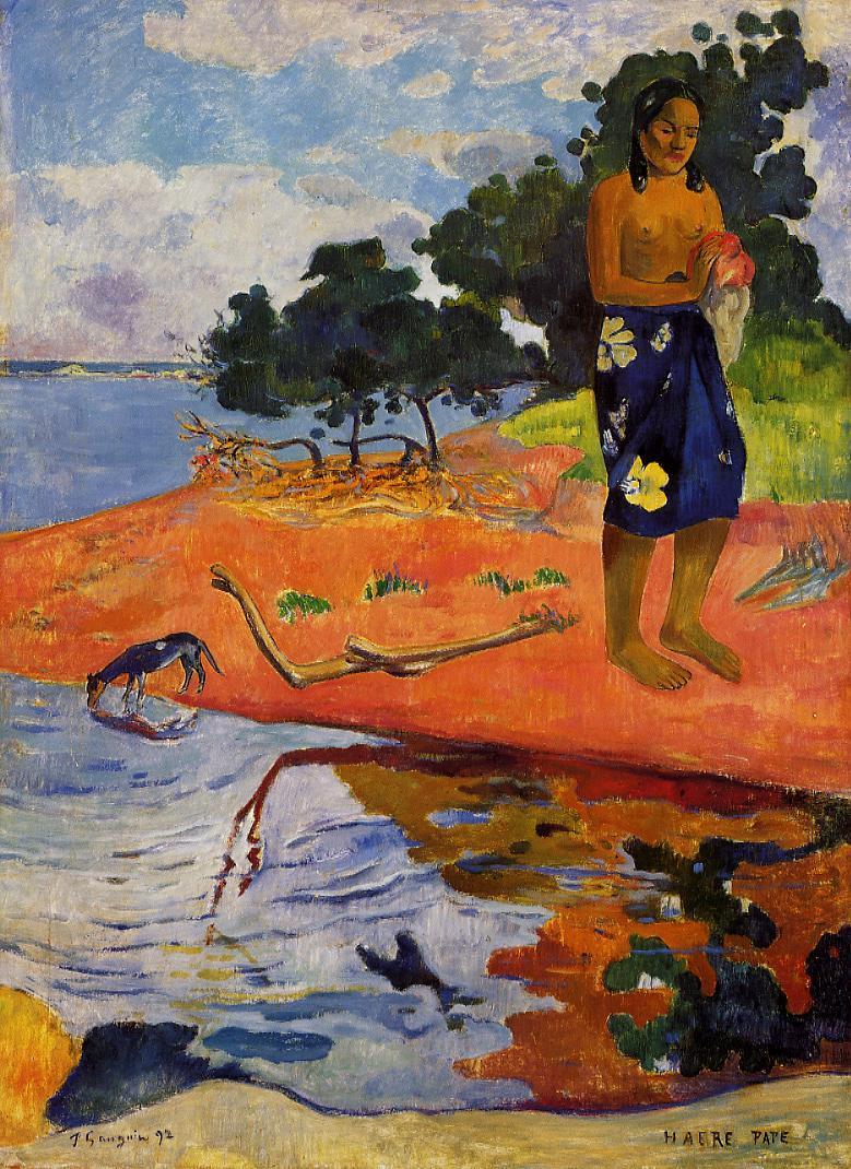 Haere Pape - Paul Gauguin Painting